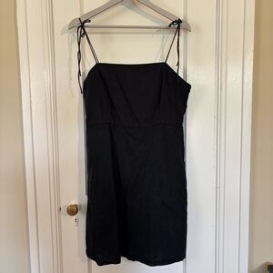 Old Navy Black Spaghetti Strap Mini Sundress
